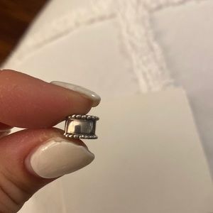 Silver pandora charm